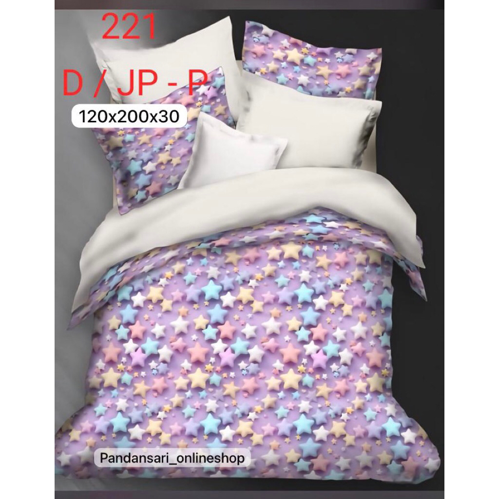 SPREI KATUN JEPANG PREMIUM UKURAN 120x 200x 30cm