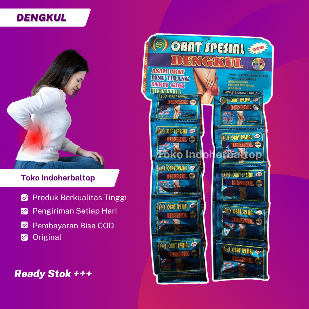 

Spesial Dengkul Kapsul Asam Urat Pegal Linu