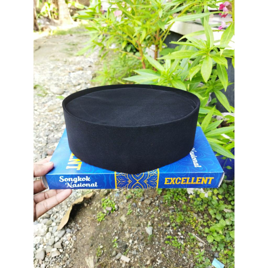 PECI HITAM POLOS  ANAK & DEWASA TINGGI 9CM