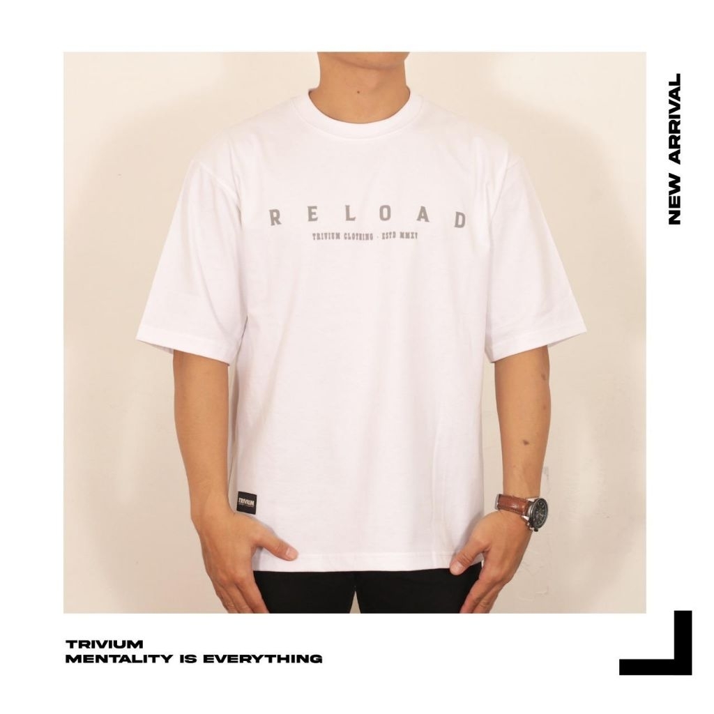 TRICIUM CLOTHING - TSHIRT OVERSIZE RELOAD - COTTON COMBED 16s