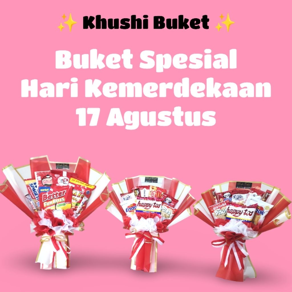 

Buket Snack 17 Agustus Merah Putih