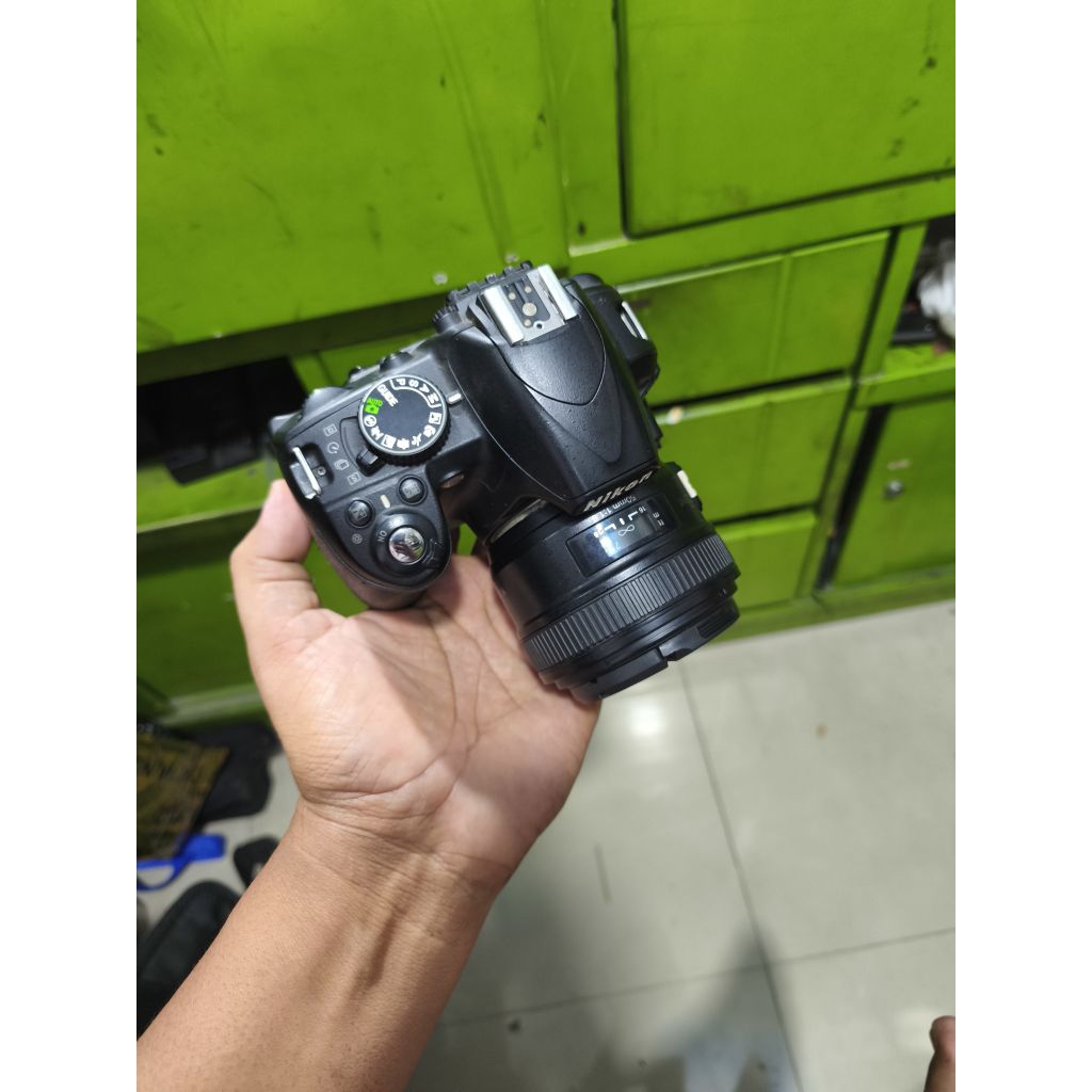 Nikon d3100 lensa fix 50mm afs Bokeh tajam