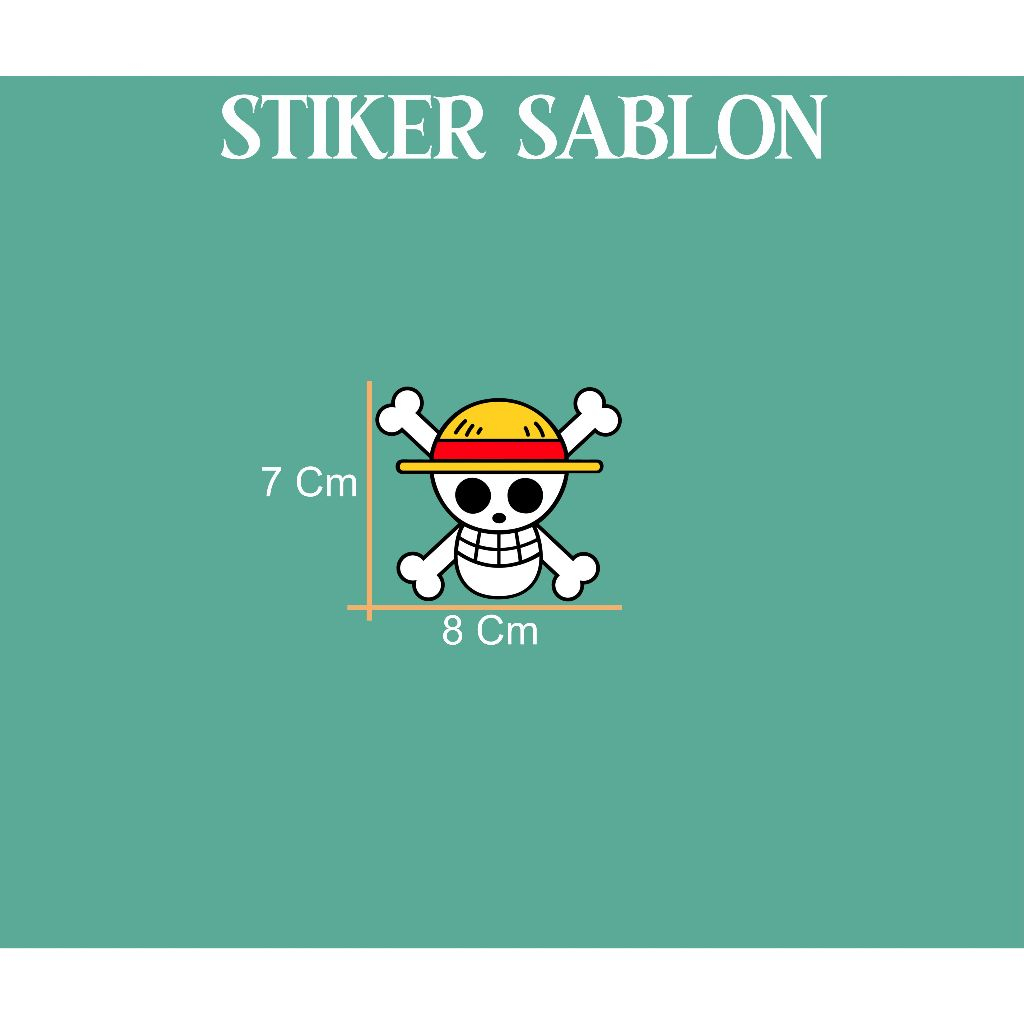 

Stiker Sablon Setrika Terbaru One Piece Bahan Dtf Waterproof Tersedia 5 Ukuran