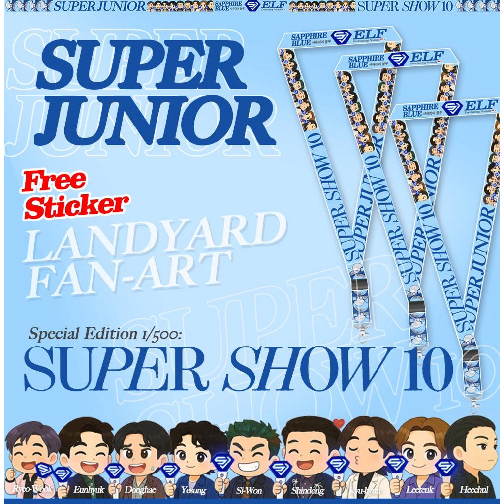 

LANYARD SUPER JUNIOR SUPER SHOW 10 2025