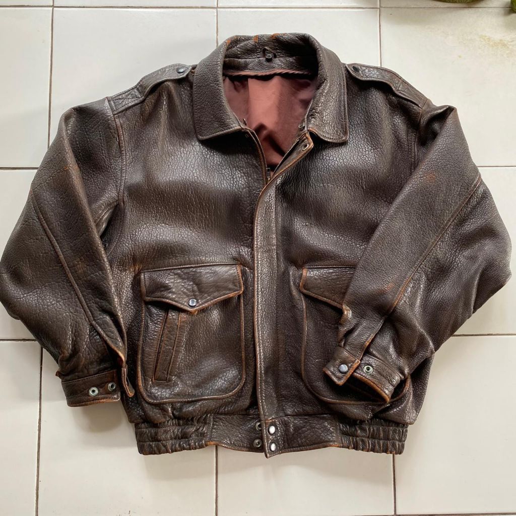 Leather Jacket Crocodile PL