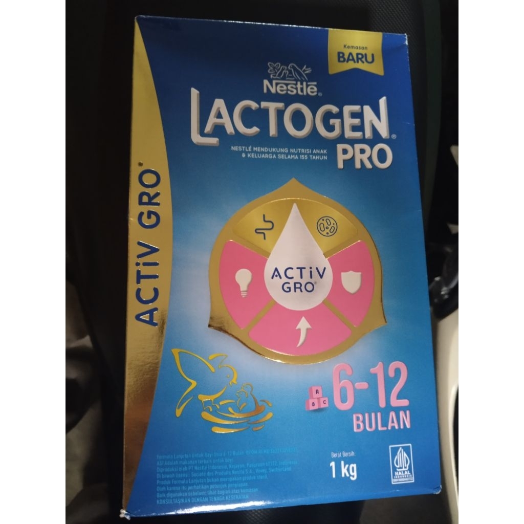 

Lactogen pro usia 6-12 ukuran 1kg exp Oktober-desember 2026