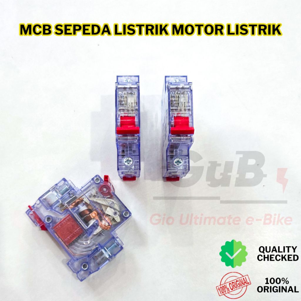 MCB DC Stop Kontak Sepeda Listrik Motor Listrik Original