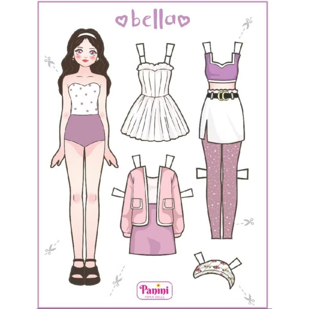 paper doll mainan anak-anak/kertas boneka mainan anak bongkar pasang mainan baju-bajuan, mainan anak
