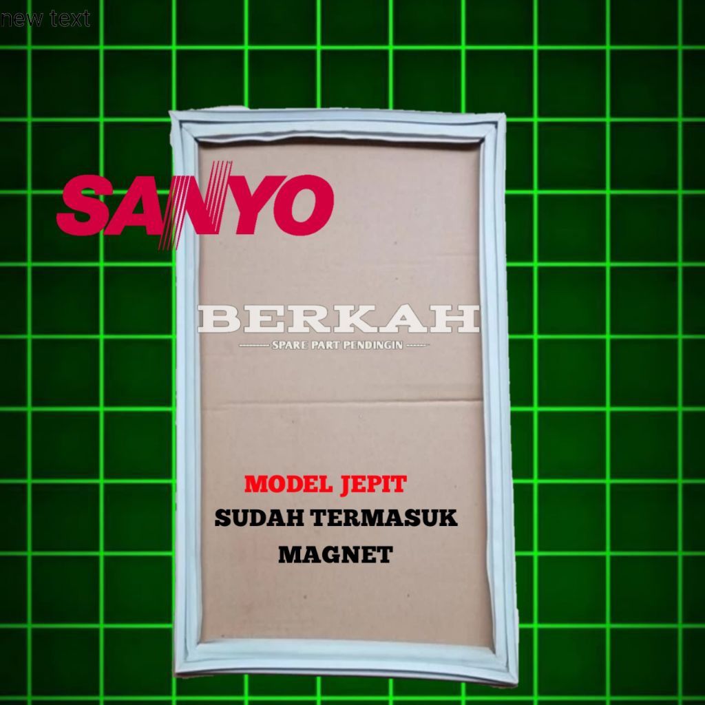 GASKET KARET KULKAS 1 PINTU SANYO 49 X 103 CM