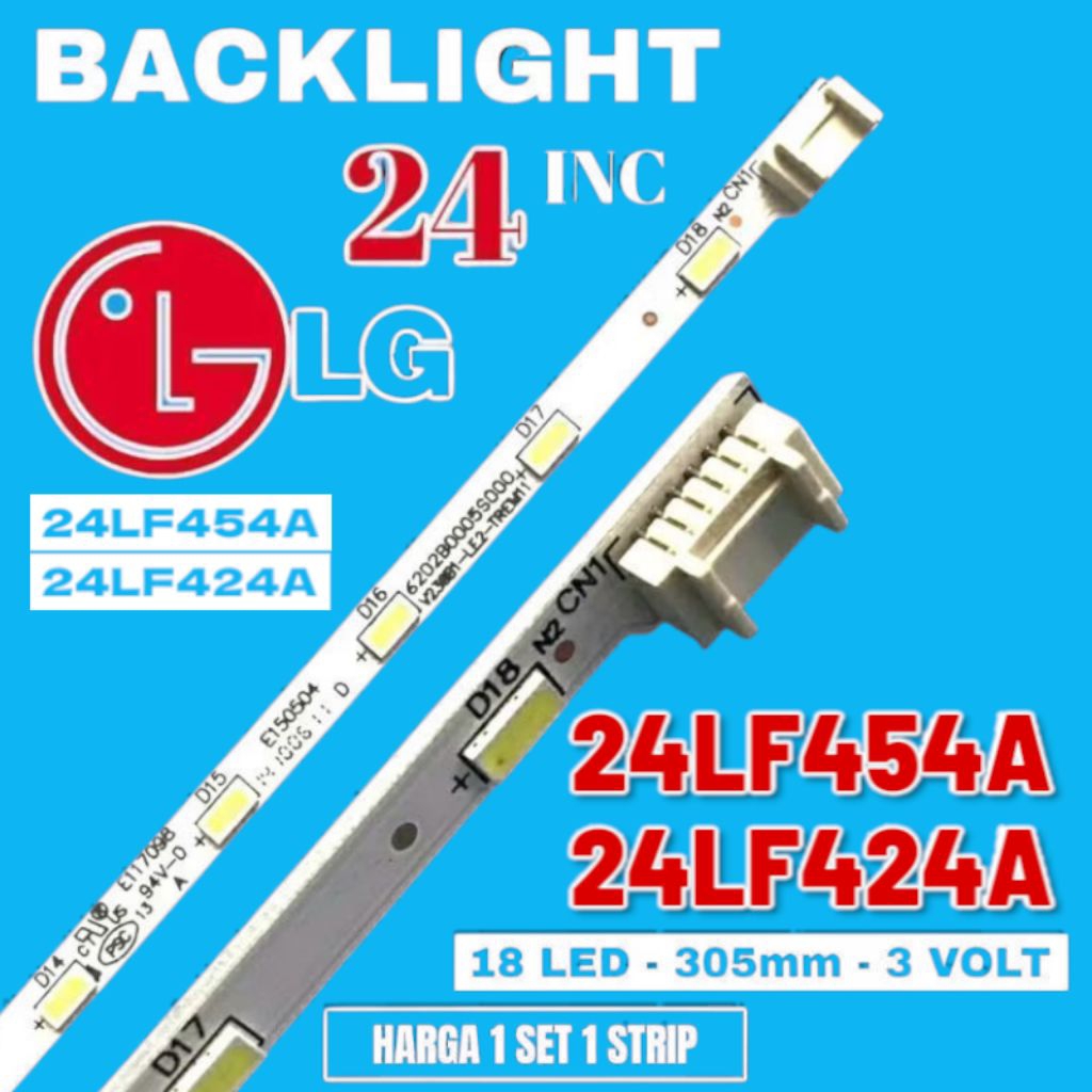 BACKLIGHT TV LED 24 INC LG 24LF454A 24LF424A