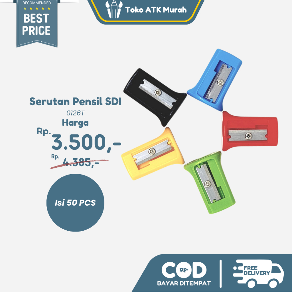 

Serutan Pensil Sdi 0126T - Pocket Pencil Sharpener