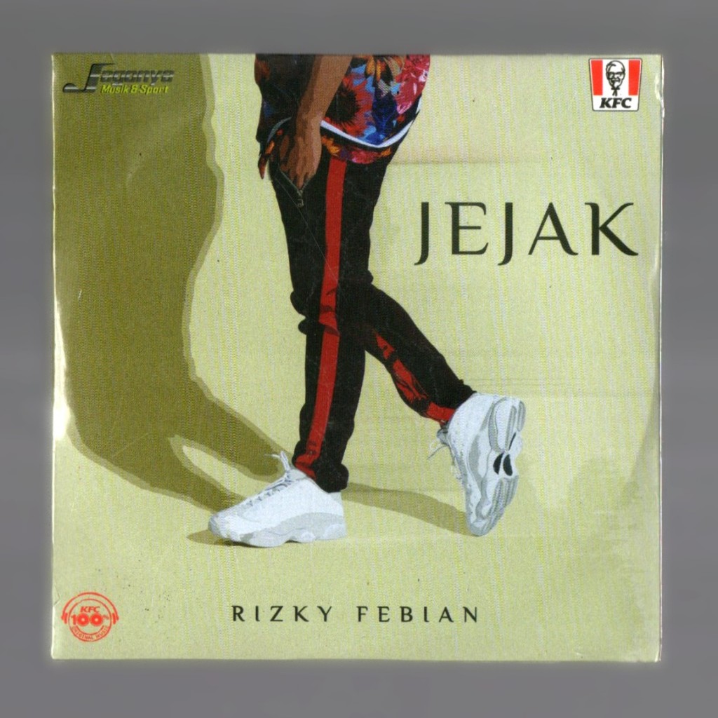 CD KFC - Rizky Febian Album Jejak - Untested (Segel)