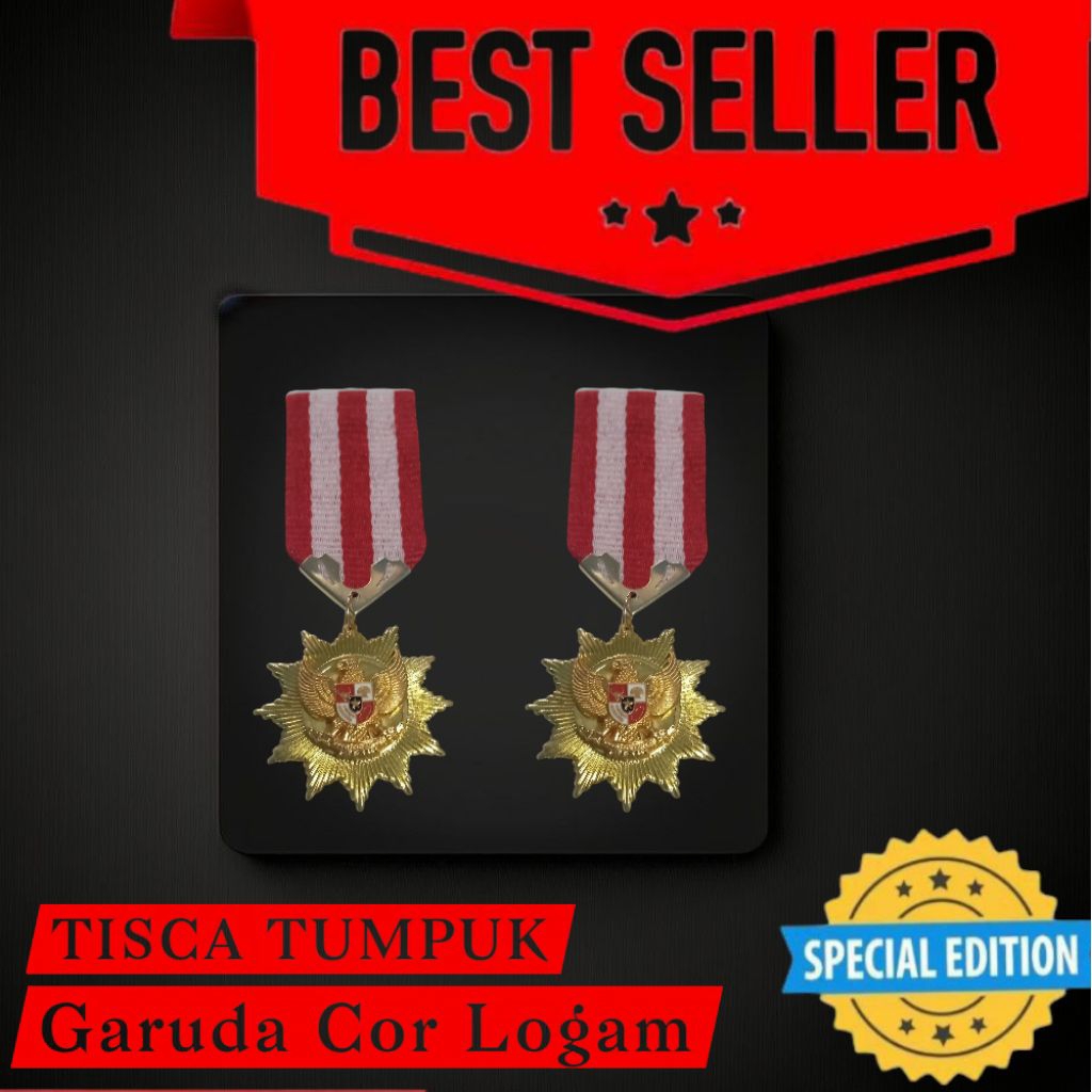 

Tisca / Tigor Kegiatan Sekolah Model Garuda Matahari Tumpuk Cor Logam Premium