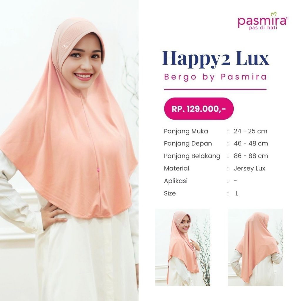 BERGO HAPPY 2 LUX - L BY PASMIRA