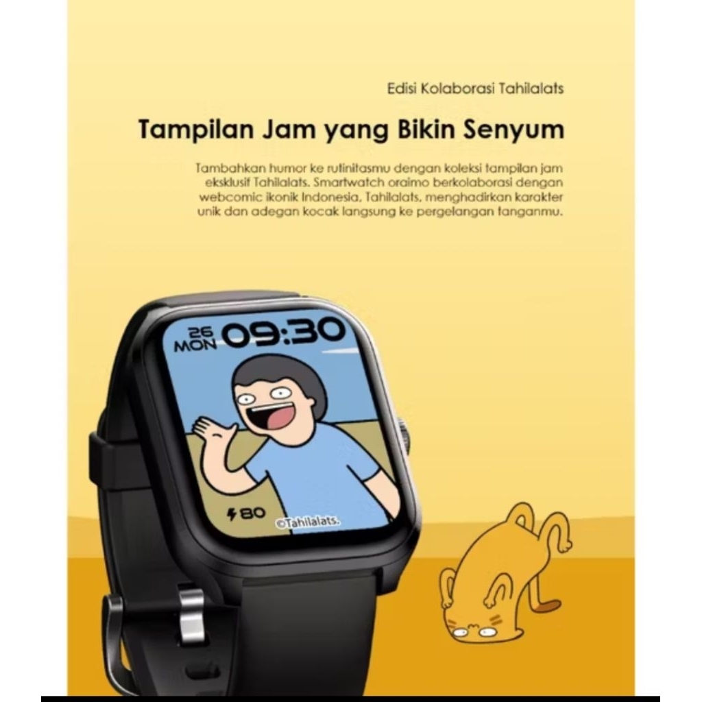 (BARU) Smartwatch Oraimo X Tahilalats Max 5 original