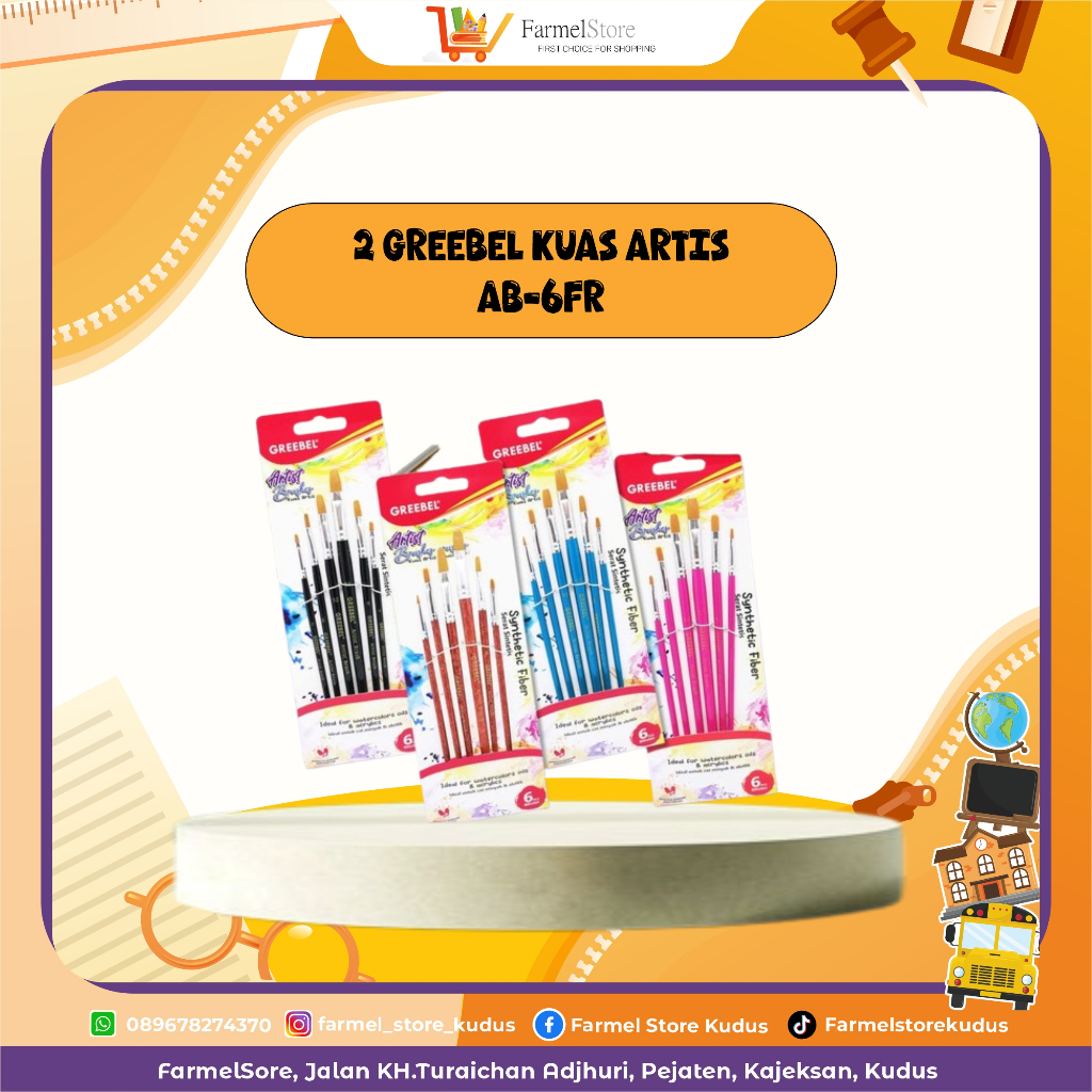 

Greebel Kuas Artis AB-6FR