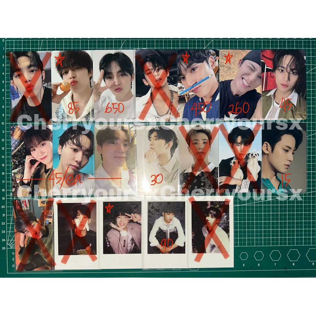 pc photocard scoups wonwoo mingyu pencil seventeen your choice yc bola hmv broadcast home yizhiyu at