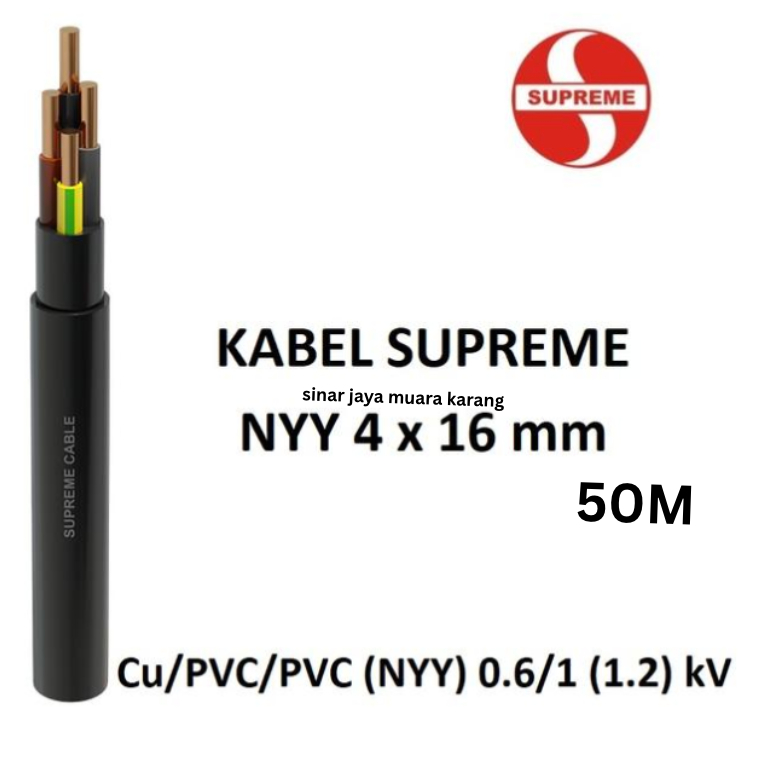 Kabel NYY 4 x 16 Supreme Per Meter