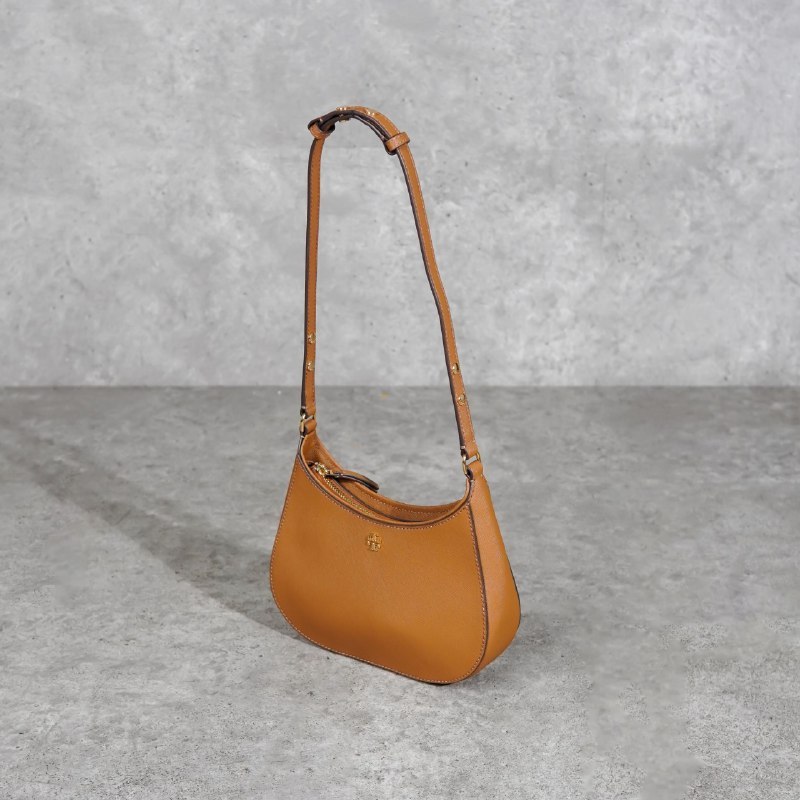 Tas TB EMERSON SAFFIANO GHW CAMEL SHOULDER BAG 100% ORIGINAL