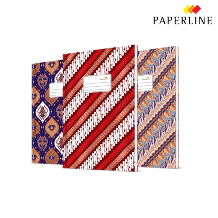 

Buku Hardcover Folio 50 | 100 | 200 | 300 Lembar Paperline Motif Batik Modern (1pcs)