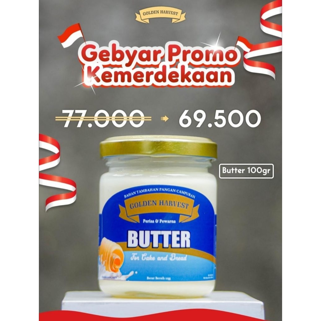 

PROMO BUTTER PASTE GOLDEN HARVEST 100GR