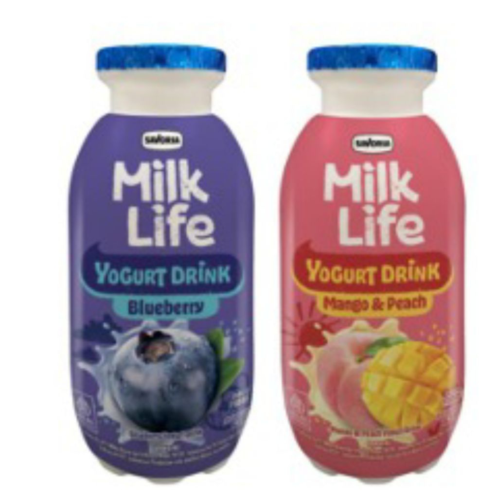 

Milk life Yogurt pack isi 3 Free 1 botol