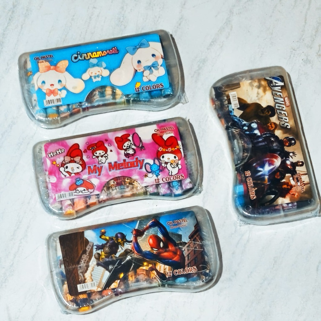 

Krayon Crayon Oil Pastel Grosir 1 Box 12 Warna