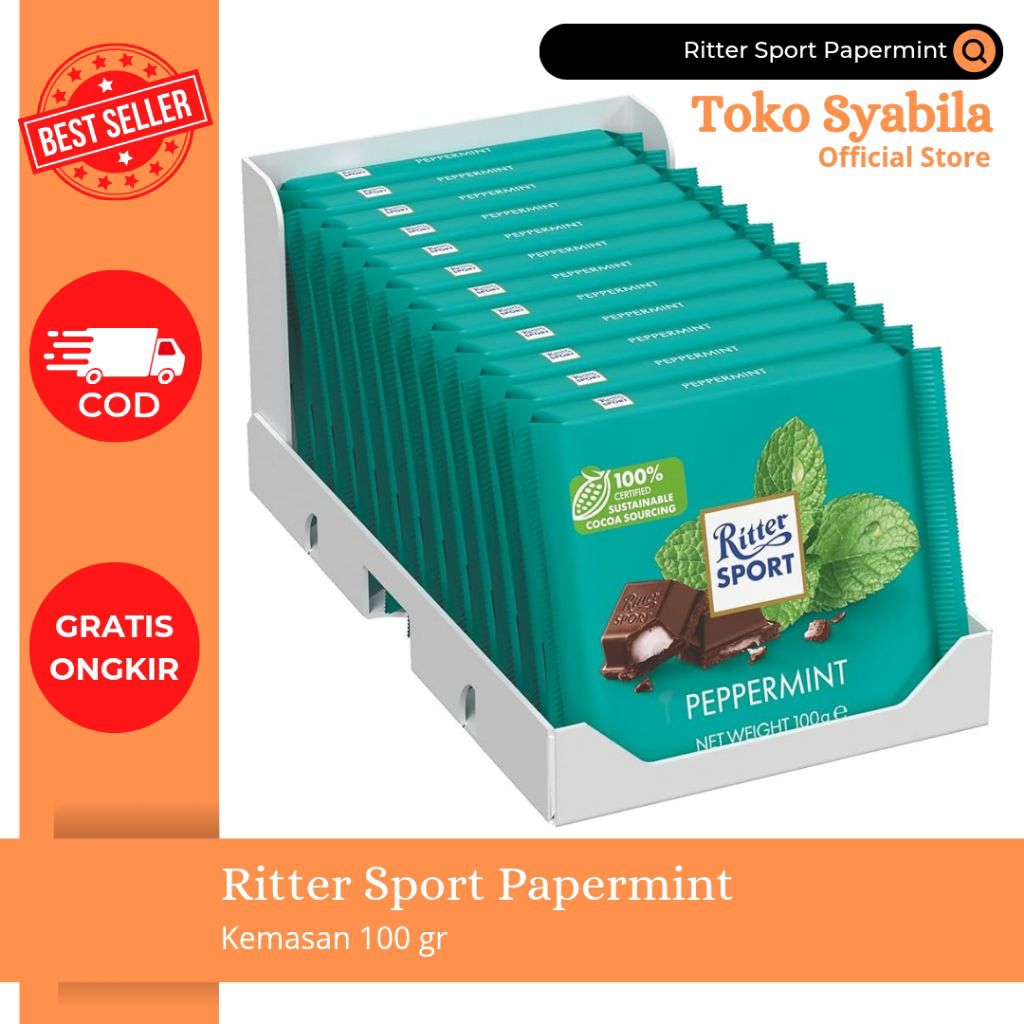 

TERMURAH!!!! Ritter Sport Papermint | Coklat Enak Termurah