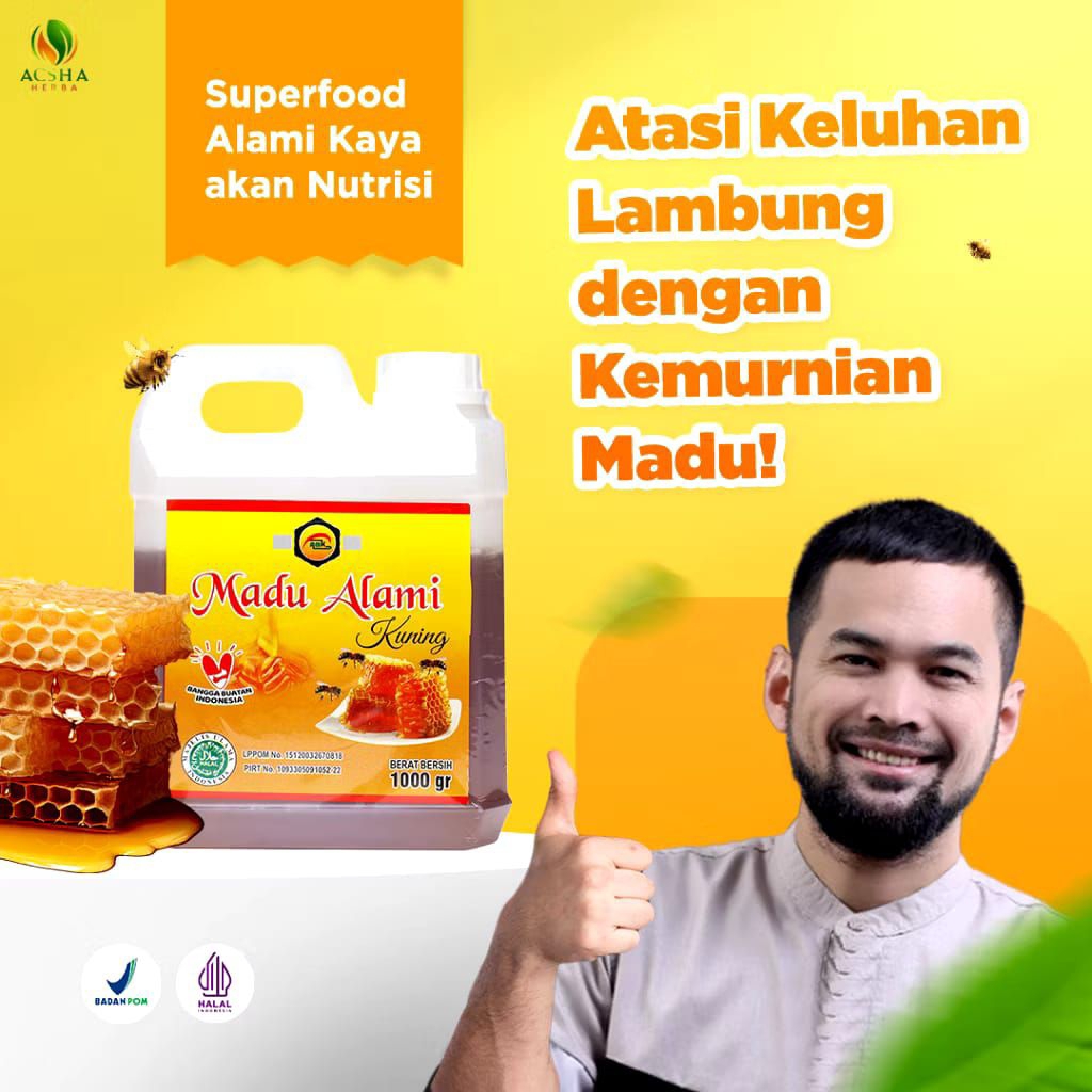 

AMK Madu Asli - Madu Kuning Alamai 1 Kg Original