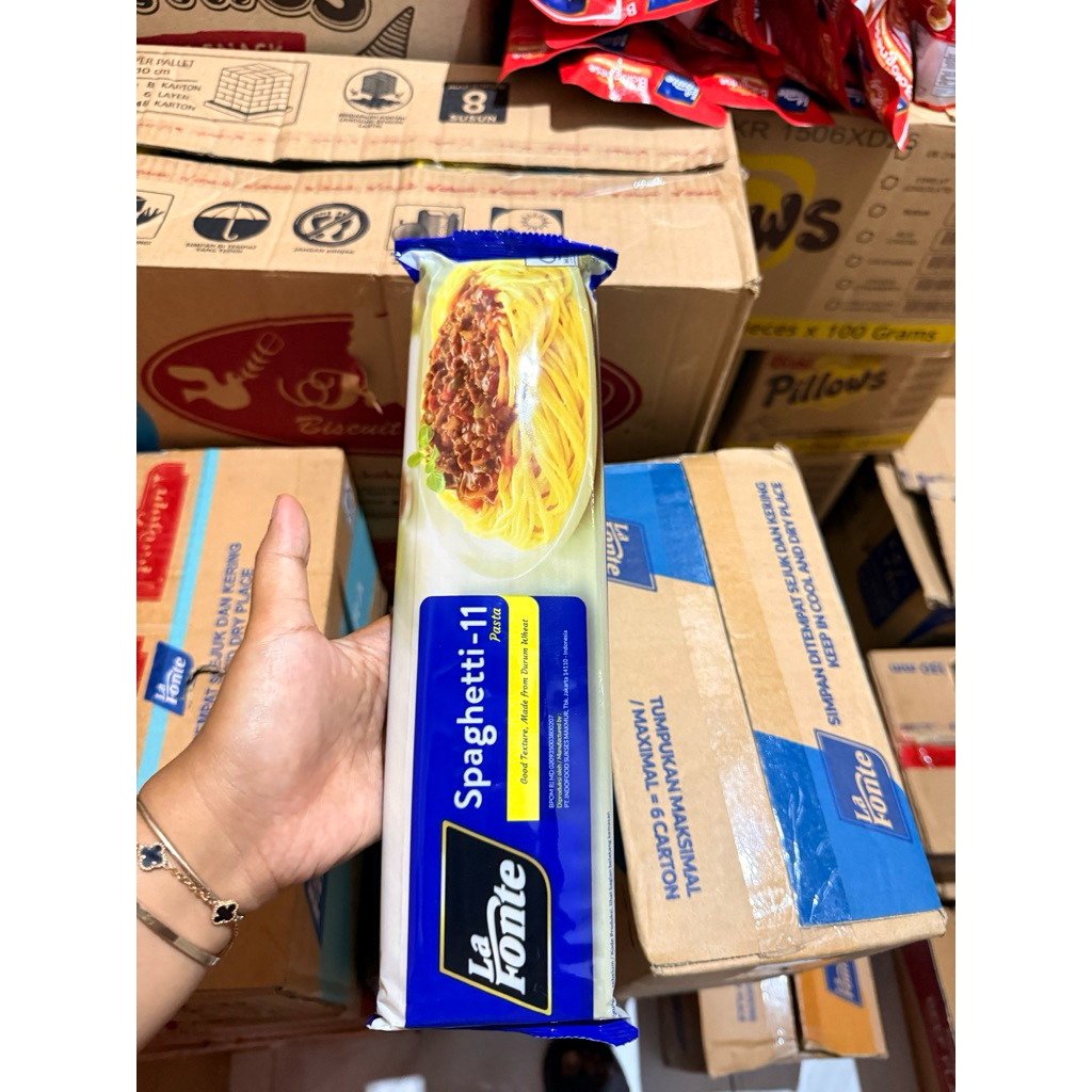 

La Fonte Spaghetti 450 gram - Spagheti 11 Pasta HALAL