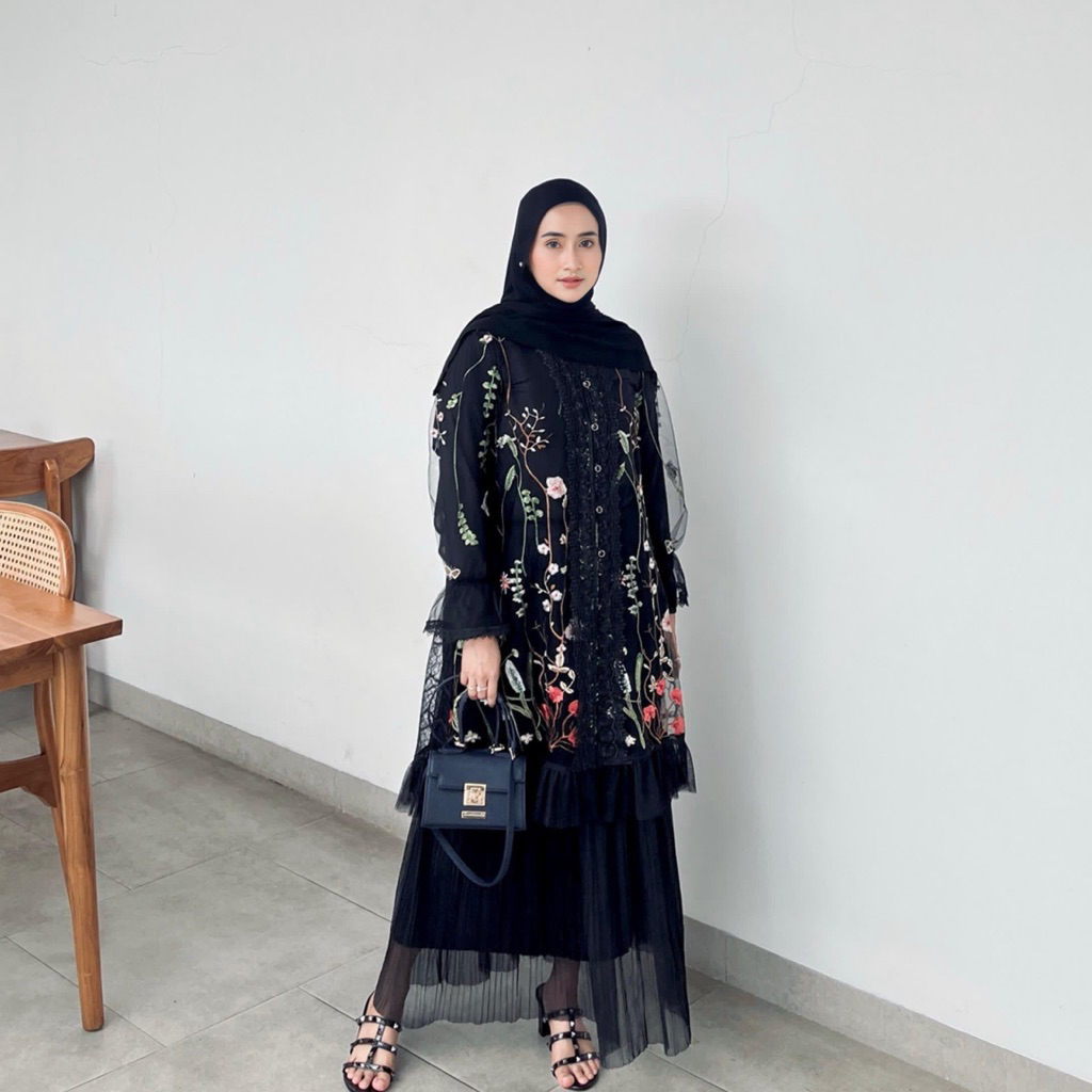 Clarissa Outer / Outer Brukat / Dress Kondangan / Dress Wisuda / Dress Lamaran