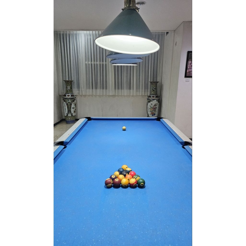 meja billiard 9feet merek murrey