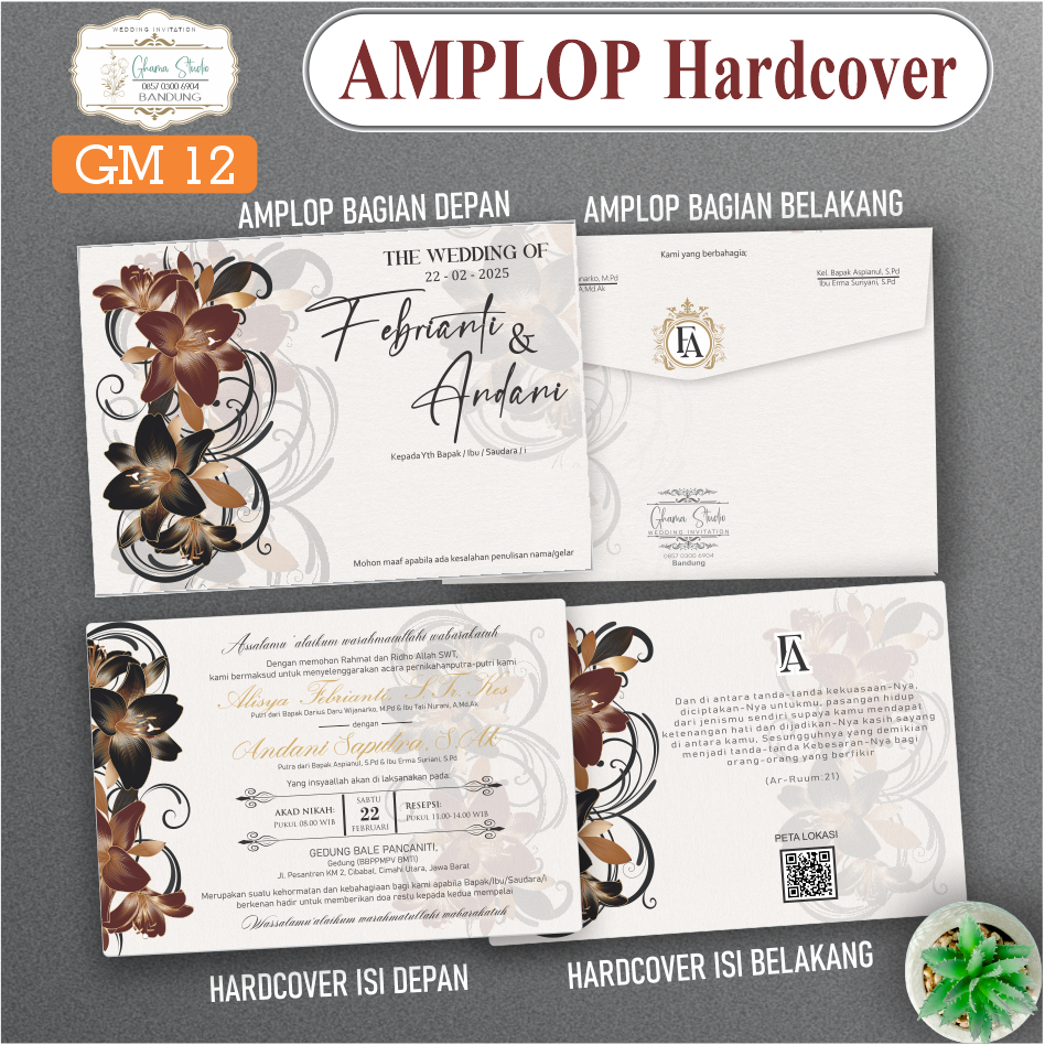 Undangan Pernikahan Hard Cover Amplop Wayang Undangan Pernikahan Amplop Kekinian Wedding Card Undang