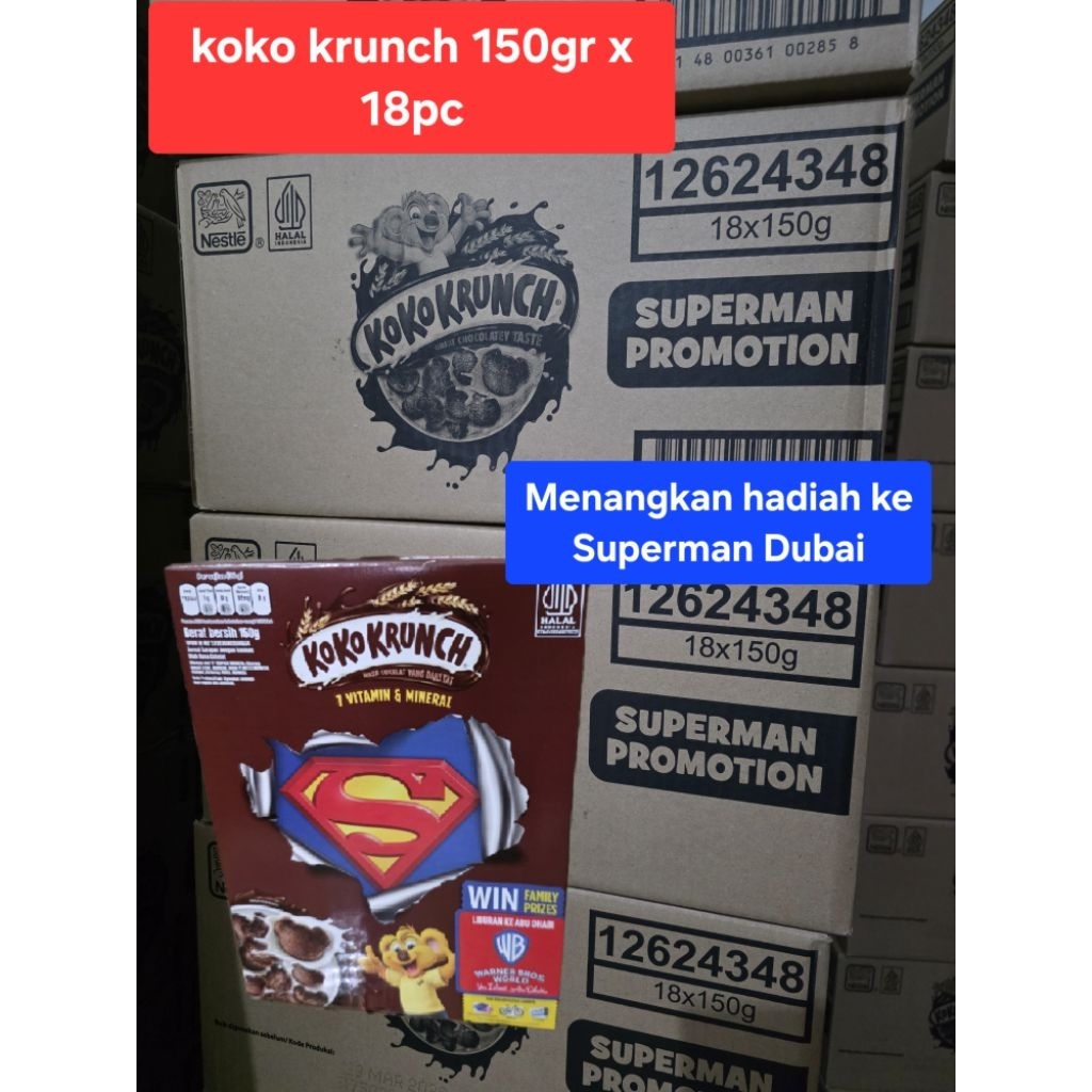 

koko krunch SUPERMAN 150gram hadiah ke Dubai