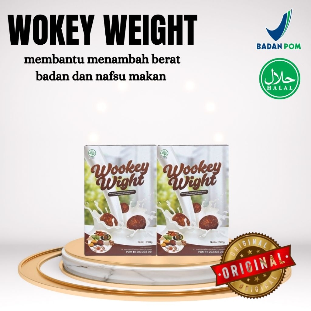 

terlaris 2 box WOKEY WEIGHT cocok untuk menambah berat badan dan nafsu makan