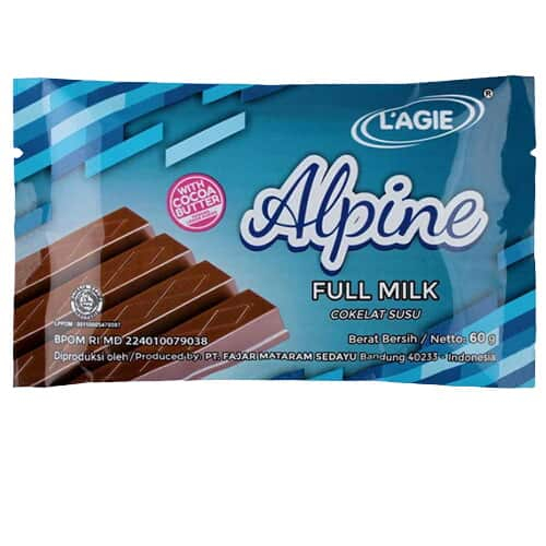 

Lagie Coklat Susu Alpine Full Milk 40gr / Alpine