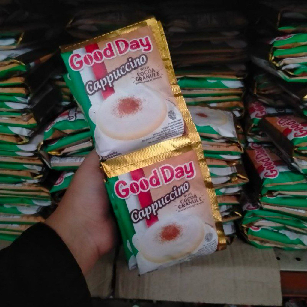 

Cappucino kopi good day 1 rtgi isi 10