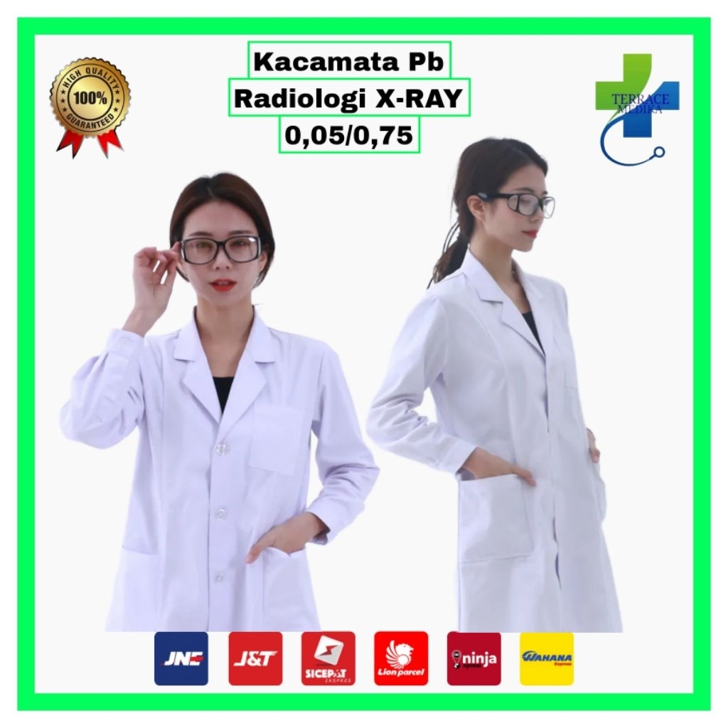 Kacamata Pb Anti Radiasi Xray Kacamata Radiologi Ukuran 0,05 mmpb dan 0,75 mmpb Kacamata Untuk melin
