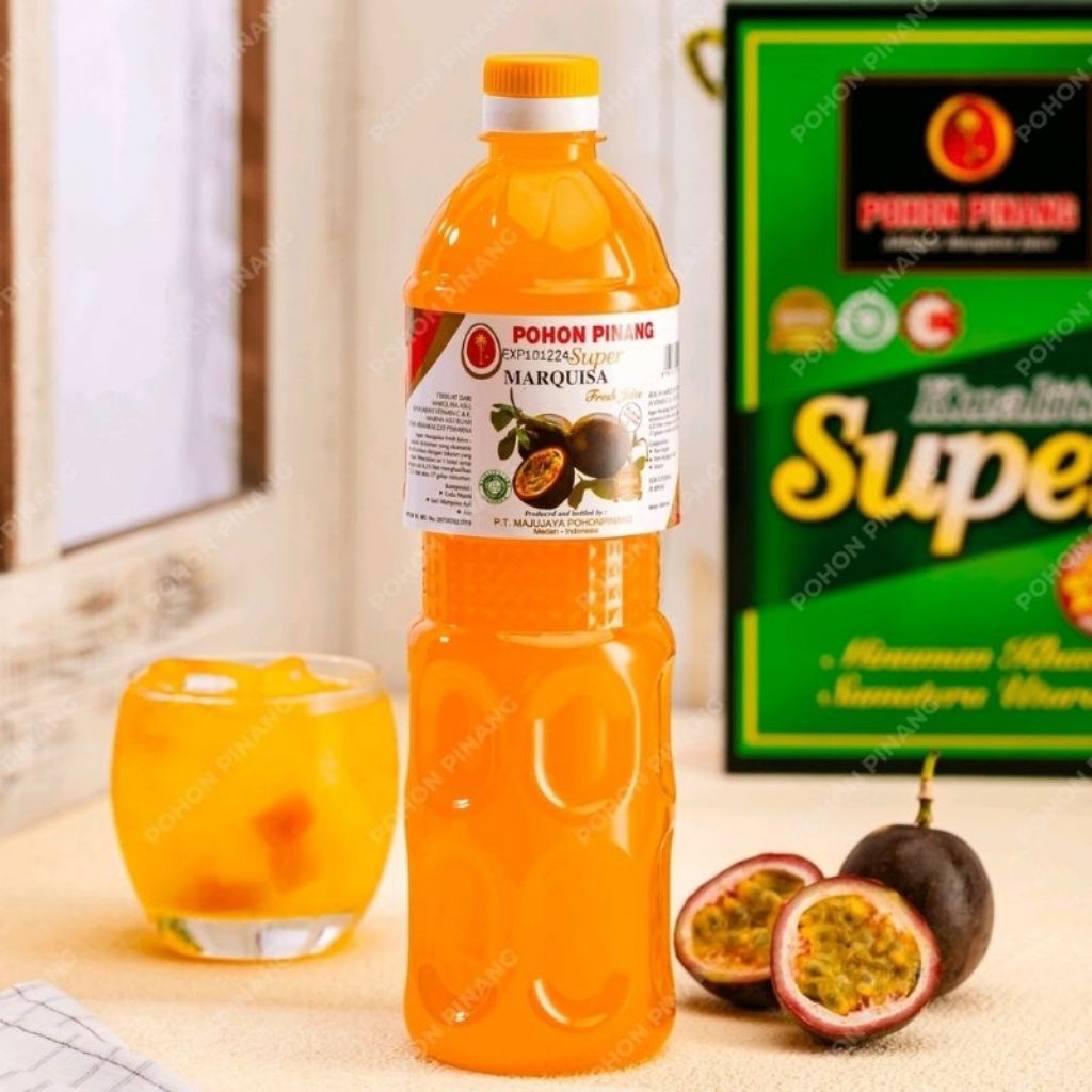 

Sirup Marquisa Super Pohon Pinang Markisa Asli Medan Sumatera Utara • 1 liter