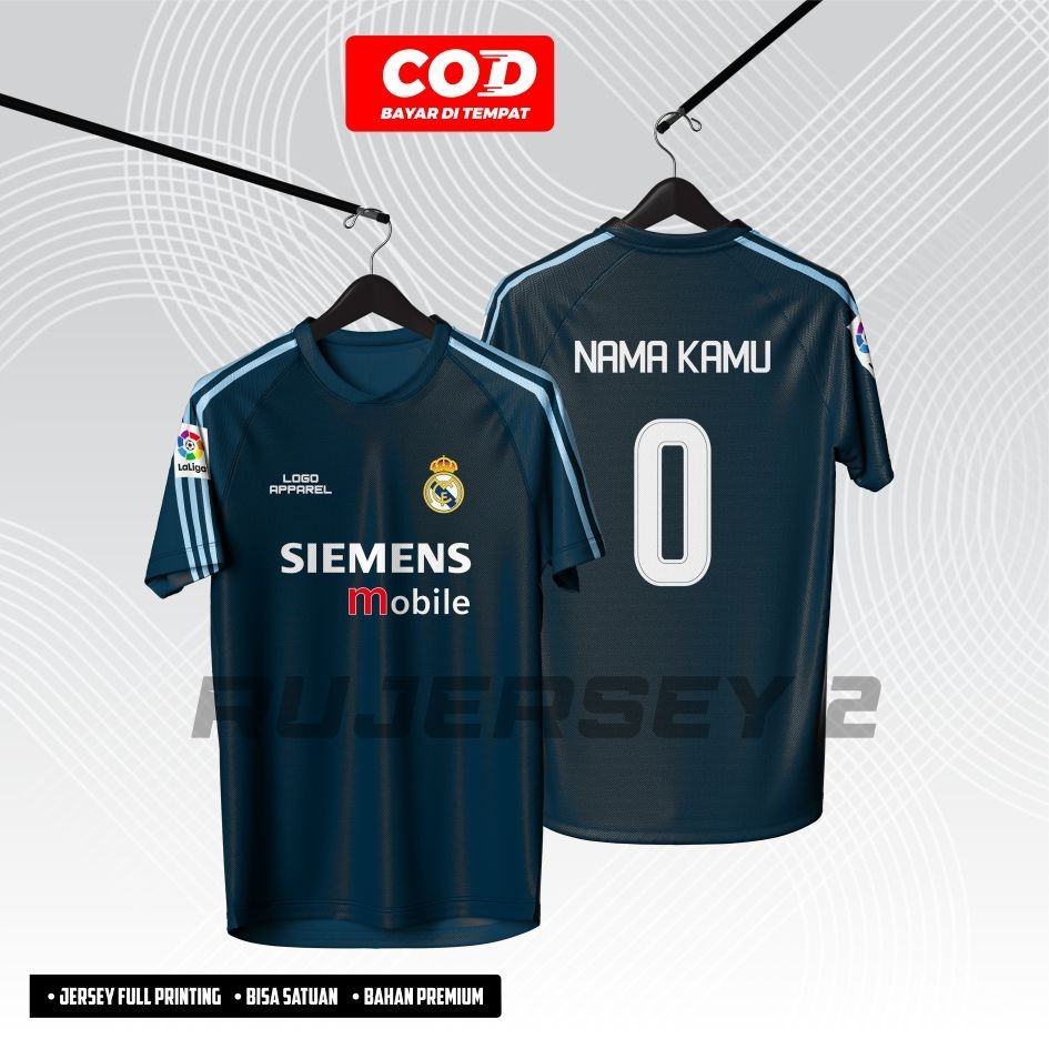 Jersey Madrid 2003 Away Printing