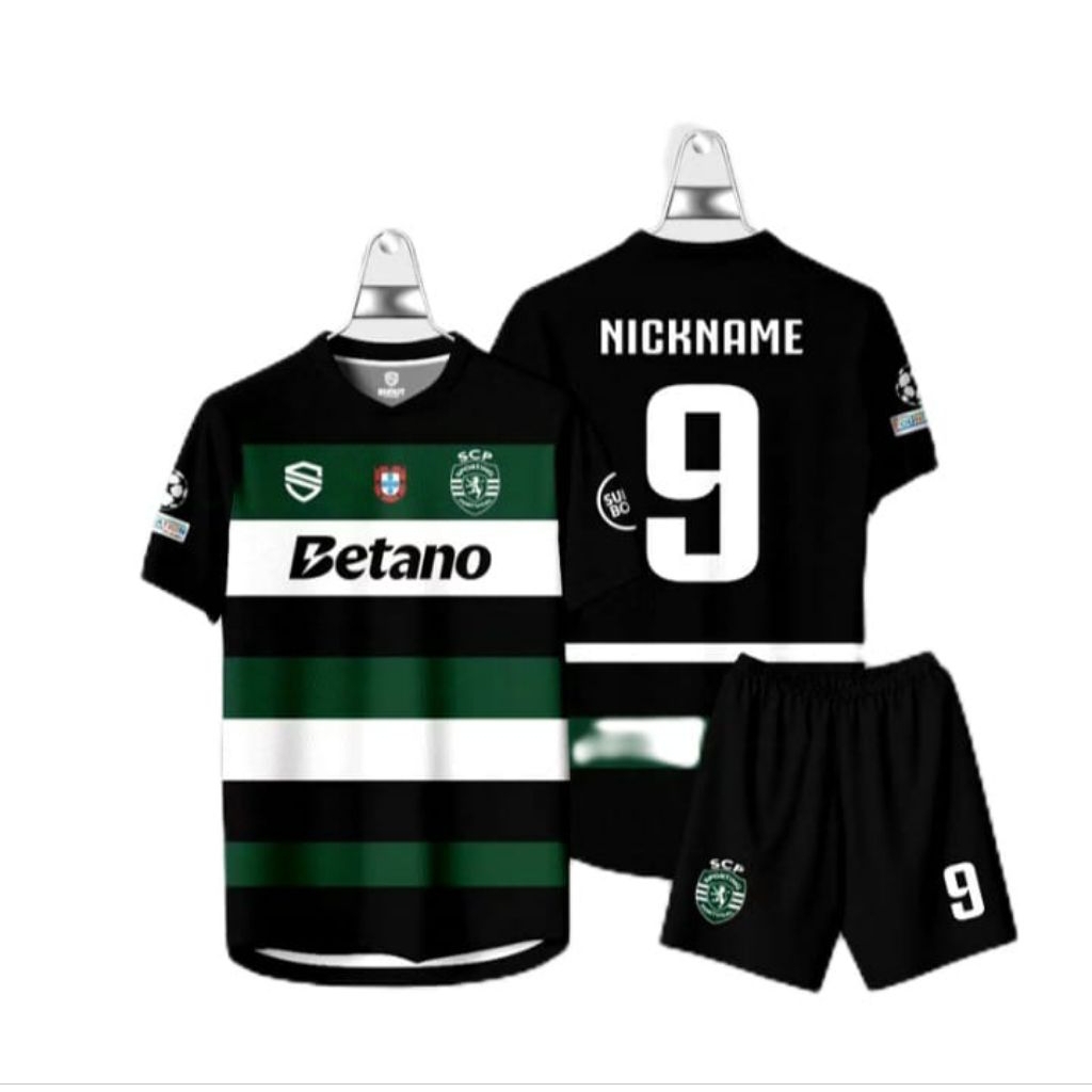 JERSEY SPORTING LISBON HOME 2025 GRATIS NAMA DAN NOMOR PUNGGUNG