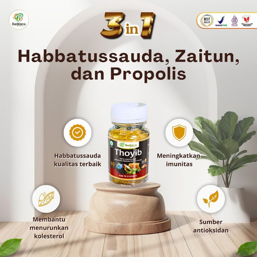 THOYIB HABBATUSSAUDA ISI 60 KAPSUL