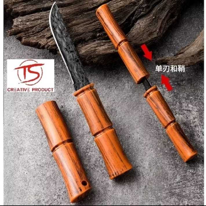 

Pisau DAMASKUS BAMBU MINI PISAU DAGING PISAU BUAH PISAU Bambu PISAU BUAH PISAU JEPANG
