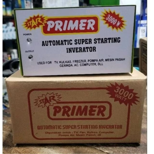 Inverator 3000 Watt Primer, Penghemat Listrik Stabilizer Inverator 3000W PRIMER Anti Jeglek