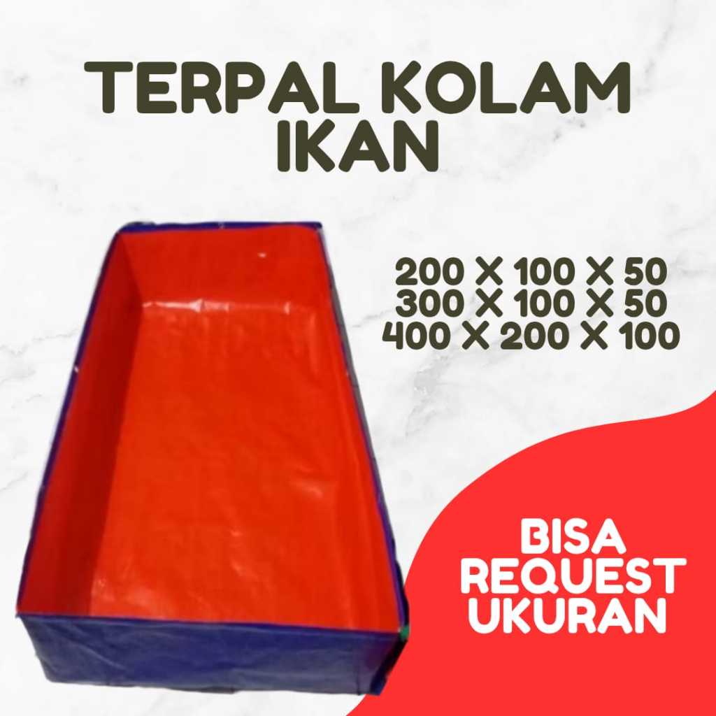 Kolam Terpal Budidaya Ikan Lele Nila Gurame dengan Bahan Kuat