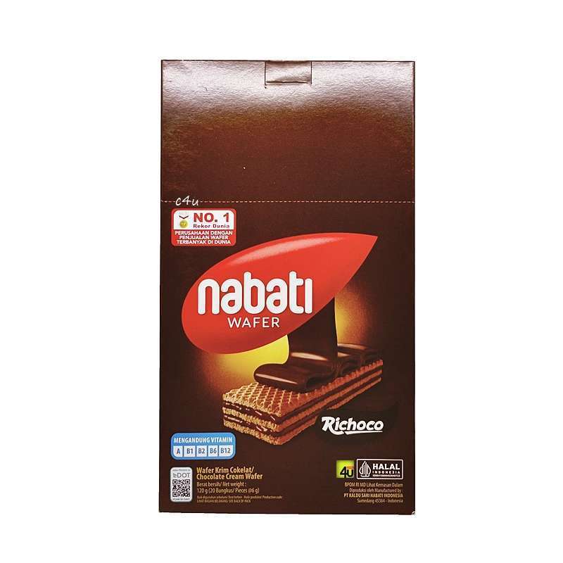 

nabati wafer RICHOCO 120g isi 20 bungkus 6g BY JJS