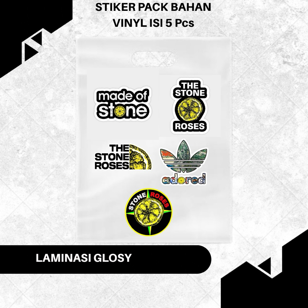 

Stiker The Stone Roses Laminasi Glosy (Isi 5Pcs)
