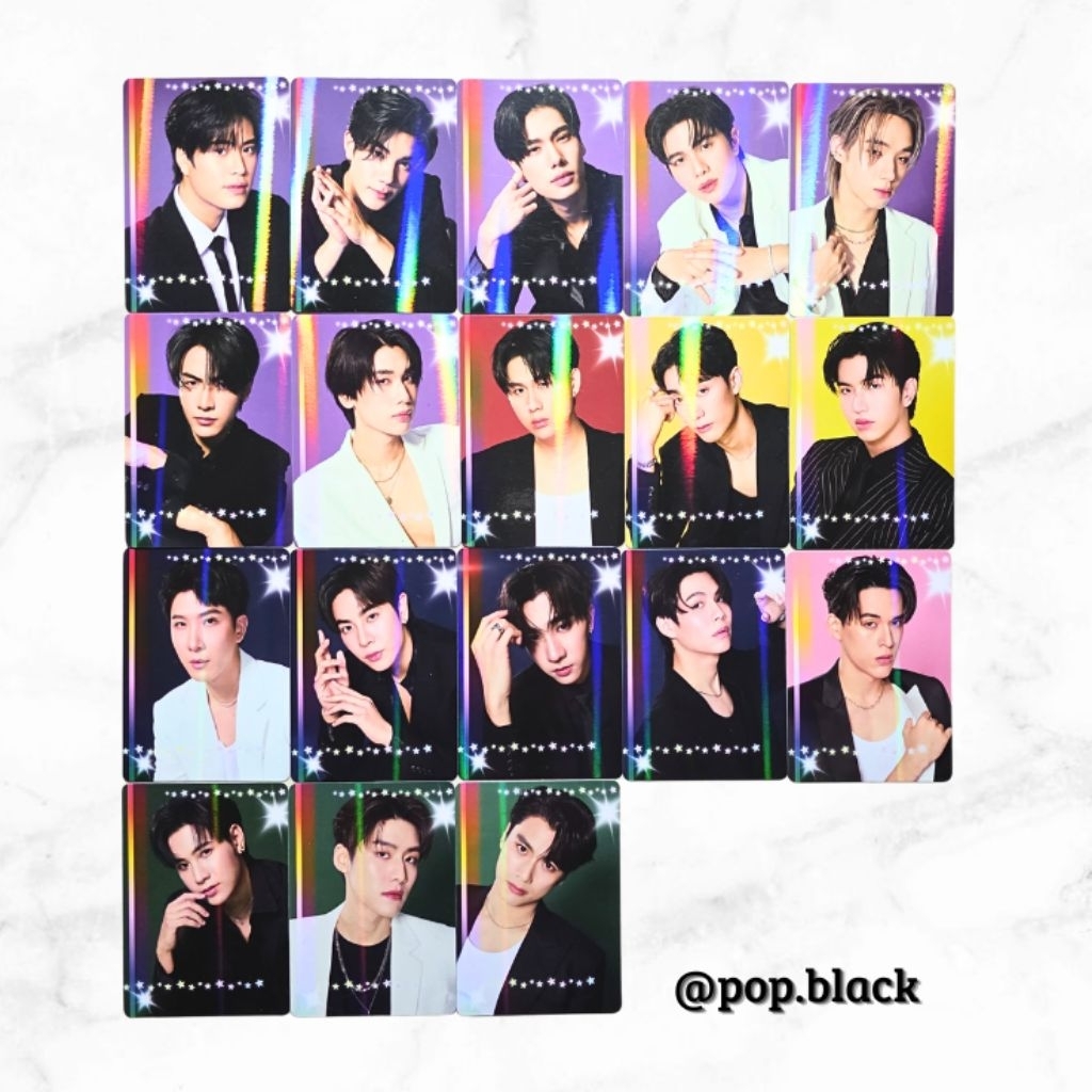 PHOTOCARD BLACK IN COLOR OFFICIAL || COLLECTION PHOTOCARD GMMTV || MERCHANDISE OFFICIAL ||  WTS PHOT
