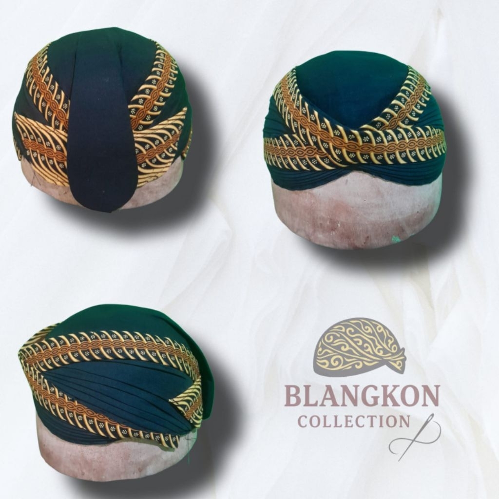 Blangkon solo cuci dan lipat