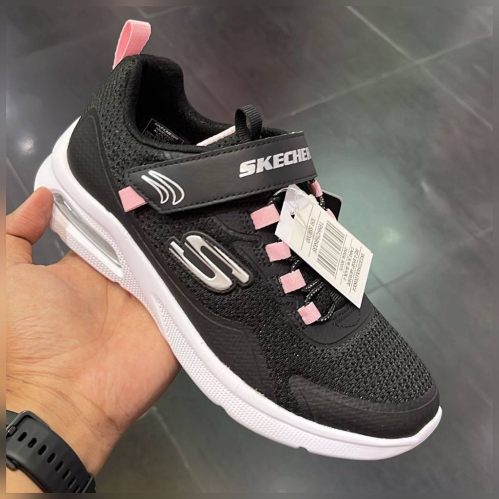 Sepatu Hitam Skechers Anak Perempuan Original